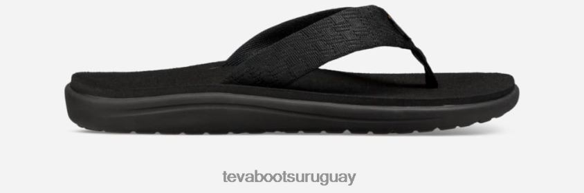 Teva 2PD2D6268 chanclas voya para hombre ladrillo negro