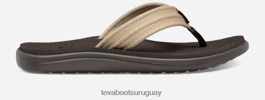 Teva 2PD2D6283 chanclas de lona voya para hombre duna
