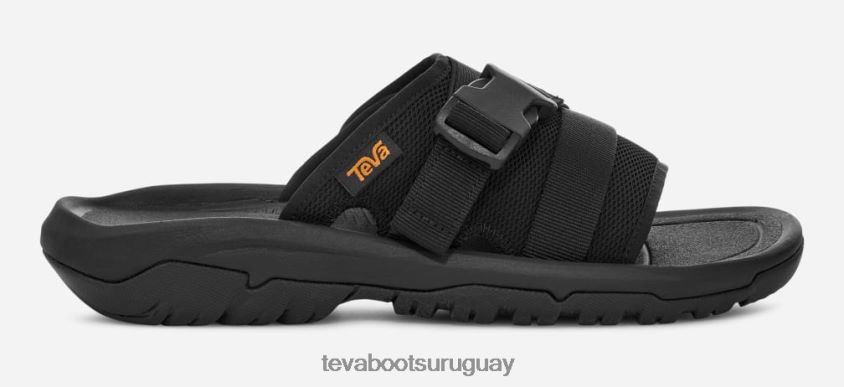 Teva 2PD2D6249 tobogán de borde de huracán para hombres negro