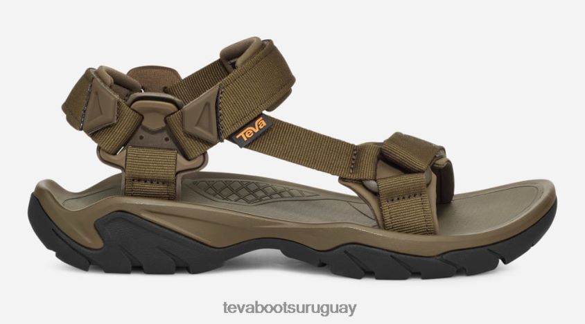 Teva 2PD2D6258 terra fi 5 universal para hombre oliva oscuro inundado
