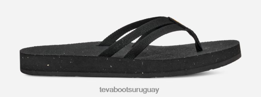 Teva 2PD2D6114 sandalias con tiras para mujer negro