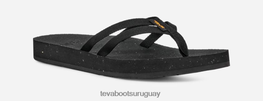 Teva 2PD2D6114 sandalias con tiras para mujer negro