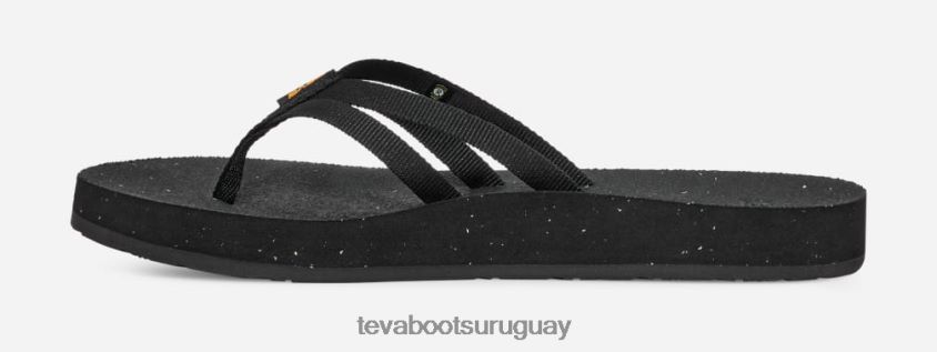 Teva 2PD2D6114 sandalias con tiras para mujer negro