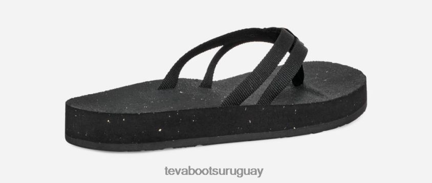 Teva 2PD2D6114 sandalias con tiras para mujer negro