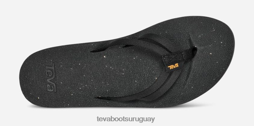 Teva 2PD2D6114 sandalias con tiras para mujer negro