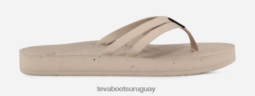 Teva 2PD2D6115 sandalias con tiras para mujer gris pluma