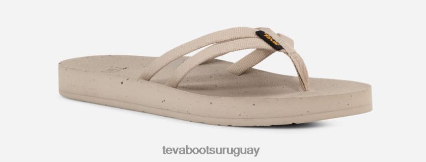 Teva 2PD2D6115 sandalias con tiras para mujer gris pluma