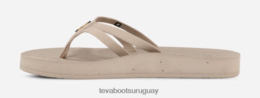 Teva 2PD2D6115 sandalias con tiras para mujer gris pluma