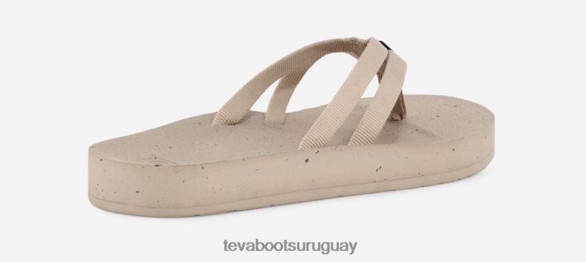 Teva 2PD2D6115 sandalias con tiras para mujer gris pluma