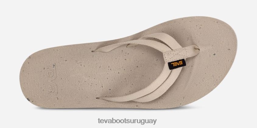 Teva 2PD2D6115 sandalias con tiras para mujer gris pluma