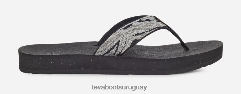Teva 2PD2D6122 retorno de las mujeres olas en blanco y negro