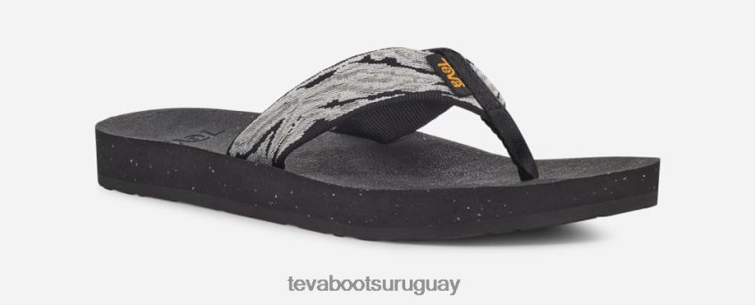 Teva 2PD2D6122 retorno de las mujeres olas en blanco y negro