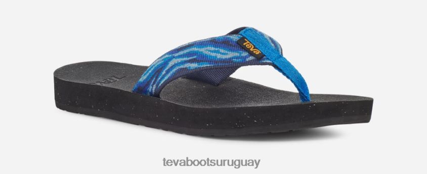 Teva 2PD2D6124 retorno de las mujeres olas azules