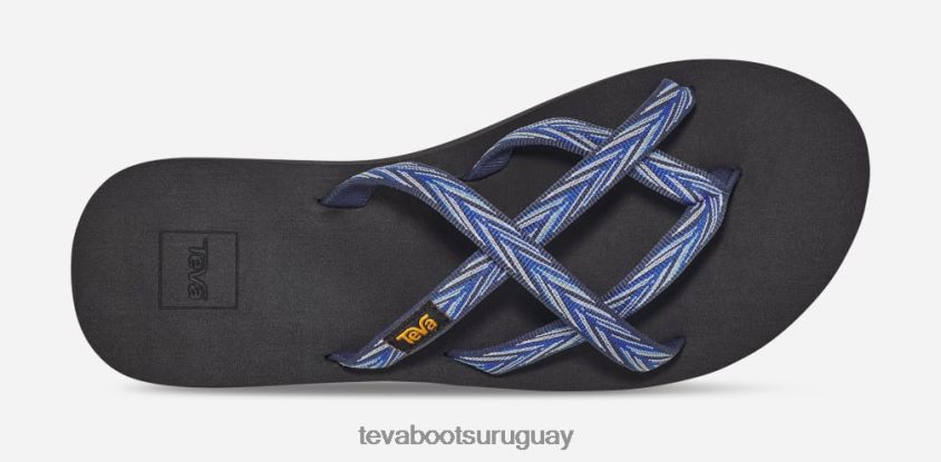 Teva 2PD2D645 olowahu de mujer palmas índigo