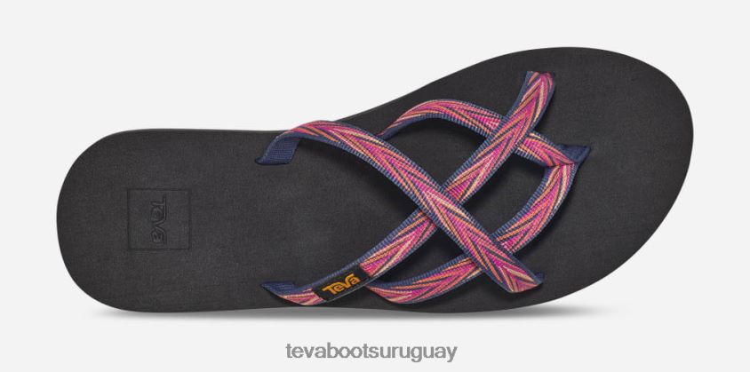 Teva 2PD2D646 olowahu de mujer palmas índigo/rosa violeta