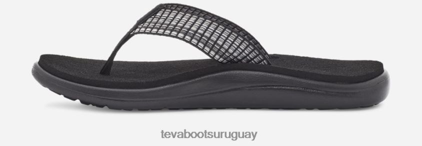 Teva 2PD2D656 chanclas voya para mujer bar calle blanco multi