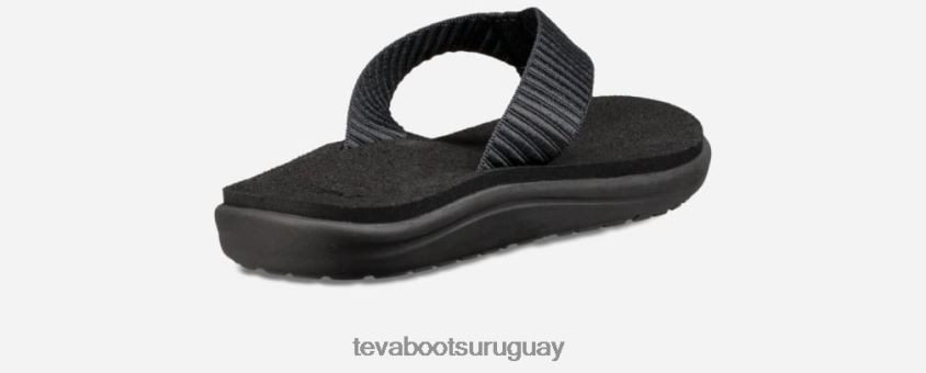 Teva 2PD2D657 chanclas voya para mujer bar calle negro