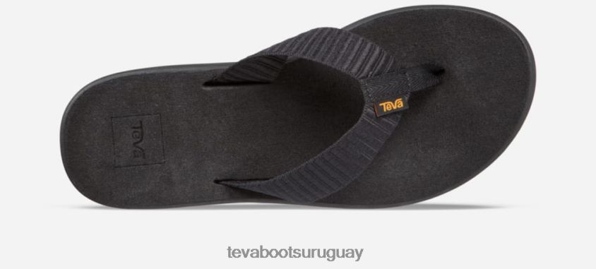 Teva 2PD2D657 chanclas voya para mujer bar calle negro