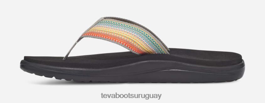 Teva 2PD2D658 chanclas voya para mujer antiguo gris multi
