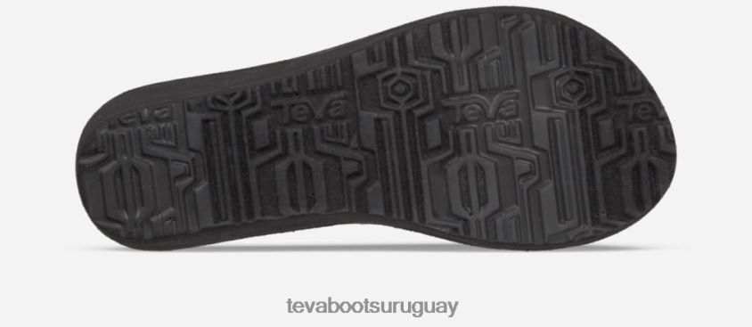 Teva 2PD2D659 cuña mush mandalyn ola 2 para mujer agave negro metálico
