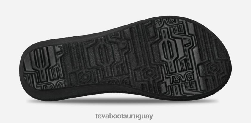 Teva 2PD2D660 cuña mush mandalyn ola 2 para mujer negro