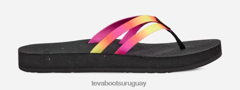 Teva 2PD2D693 sandalias reflip con tiras graduadas para mujer aura rosa violeta