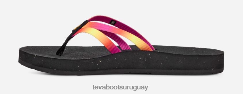 Teva 2PD2D693 sandalias reflip con tiras graduadas para mujer aura rosa violeta