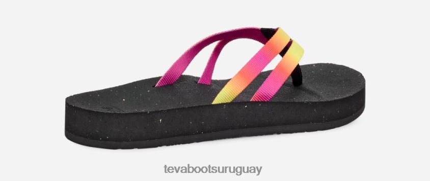 Teva 2PD2D693 sandalias reflip con tiras graduadas para mujer aura rosa violeta