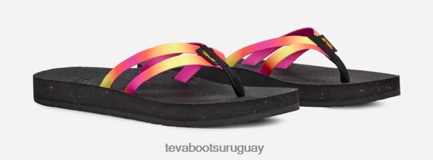 Teva 2PD2D693 sandalias reflip con tiras graduadas para mujer aura rosa violeta