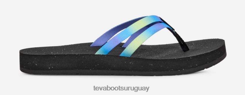 Teva 2PD2D694 sandalias reflip con tiras graduadas para mujer aura sombra lima