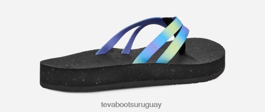 Teva 2PD2D694 sandalias reflip con tiras graduadas para mujer aura sombra lima