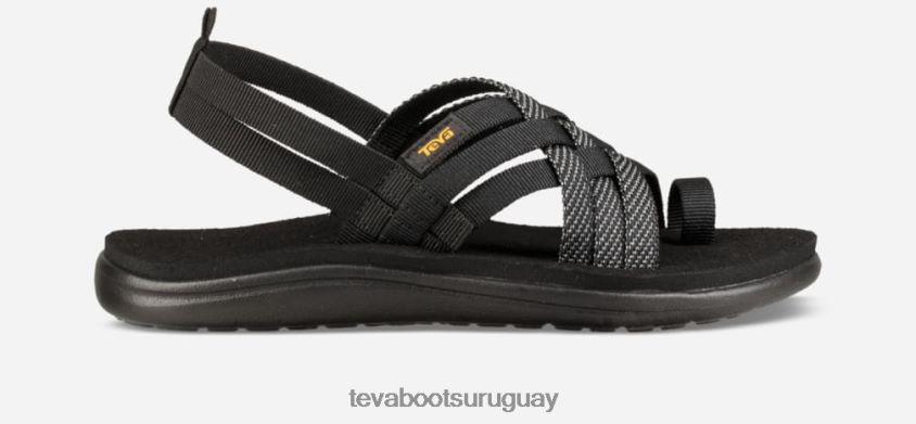 Teva 2PD2D6138 tiras voya para mujer hera negro