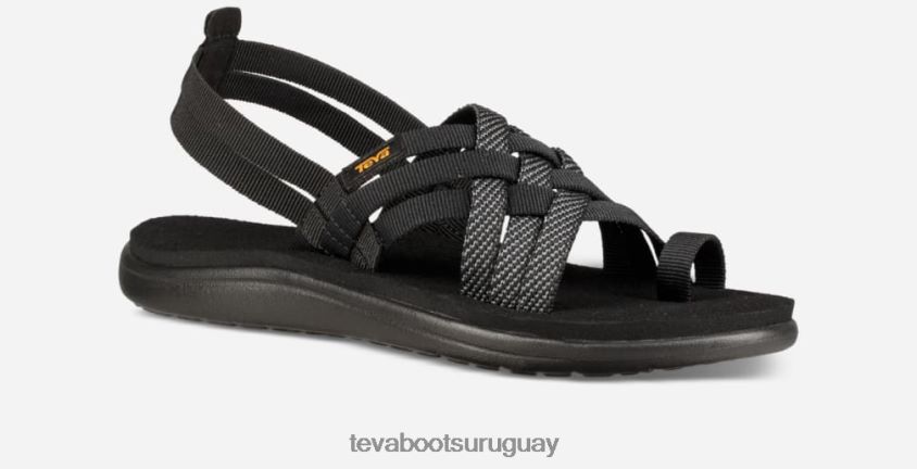 Teva 2PD2D6138 tiras voya para mujer hera negro