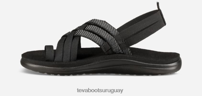 Teva 2PD2D6138 tiras voya para mujer hera negro