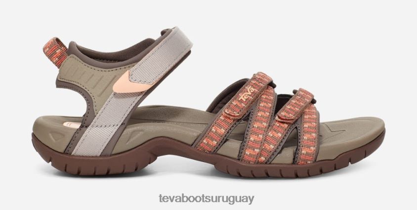 Teva 2PD2D616 tira de mujer pilas bronceado/naranja