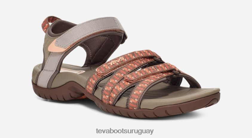 Teva 2PD2D616 tira de mujer pilas bronceado/naranja