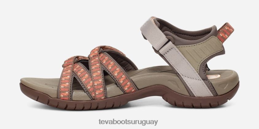 Teva 2PD2D616 tira de mujer pilas bronceado/naranja