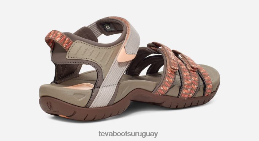 Teva 2PD2D616 tira de mujer pilas bronceado/naranja