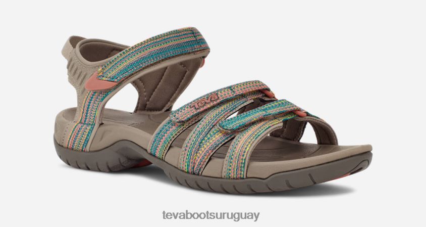 Teva 2PD2D621 tira de mujer marrón pardo multicolor