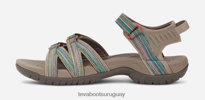 Teva 2PD2D621 tira de mujer marrón pardo multicolor