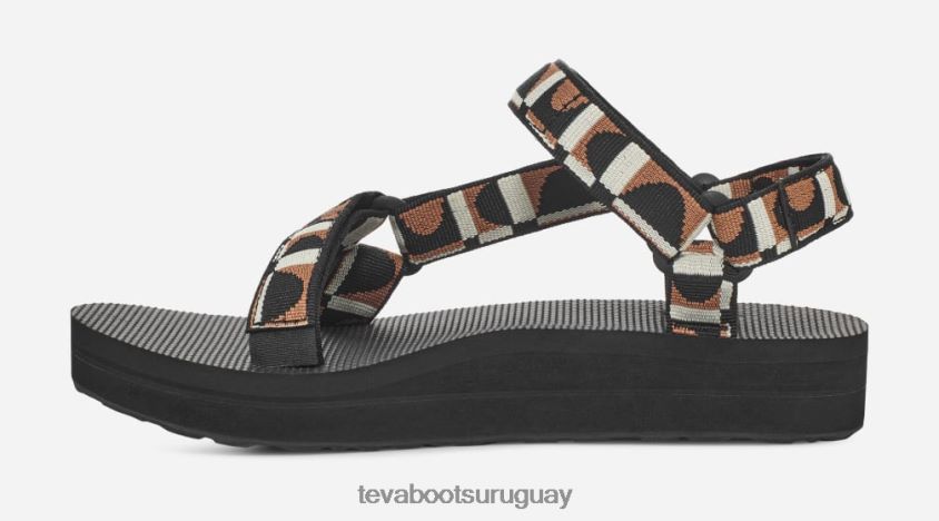 Teva 2PD2D623 universal de forma media para mujer rebote negro/león