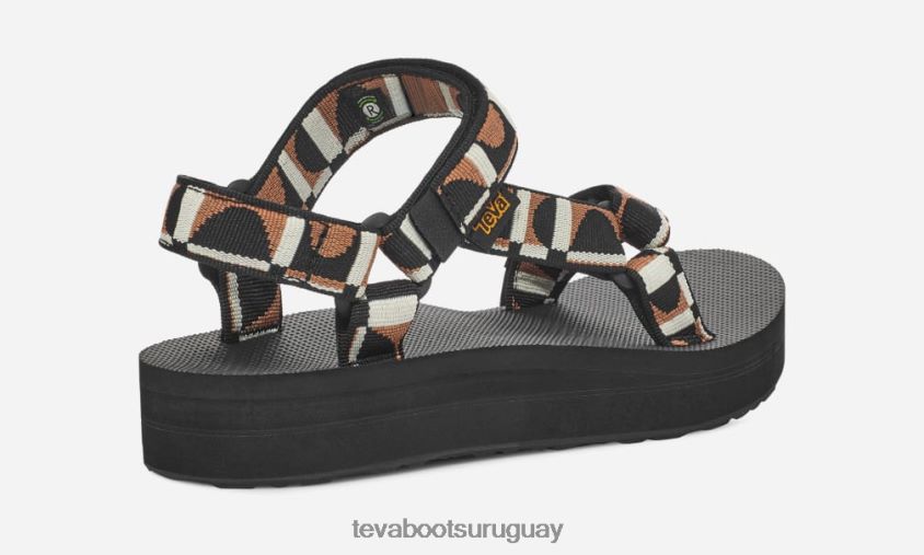 Teva 2PD2D623 universal de forma media para mujer rebote negro/león