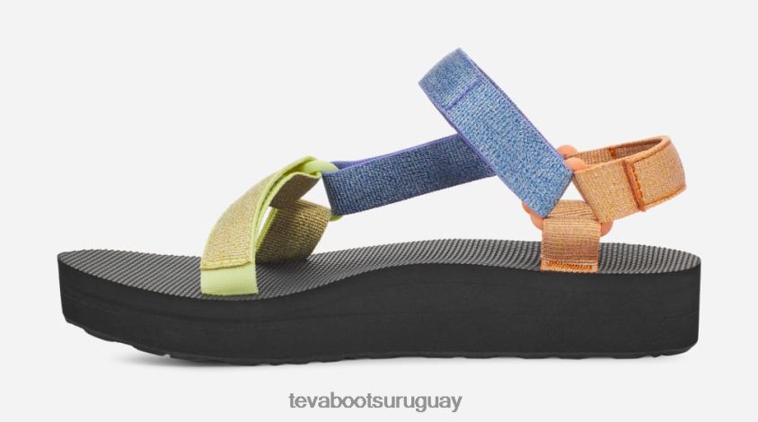 Teva 2PD2D625 universal de forma media para mujer lila metalizado multi