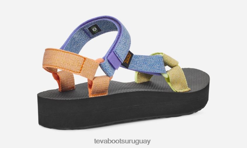 Teva 2PD2D625 universal de forma media para mujer lila metalizado multi