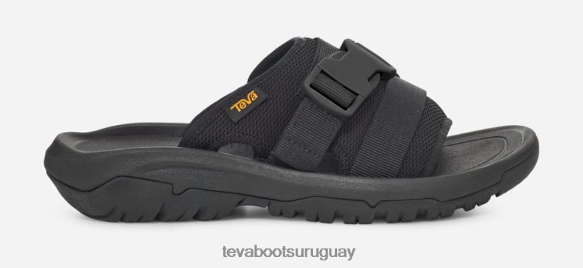 Teva 2PD2D635 tobogán de borde de huracán para mujeres negro