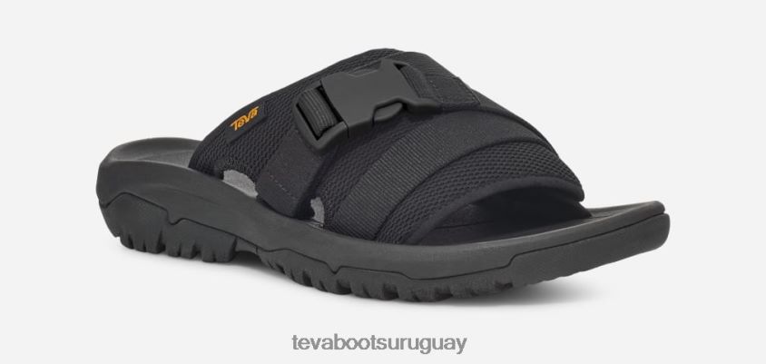 Teva 2PD2D635 tobogán de borde de huracán para mujeres negro
