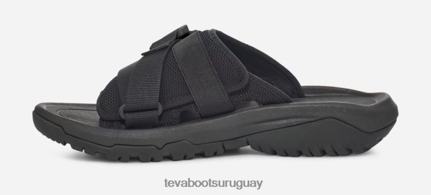 Teva 2PD2D635 tobogán de borde de huracán para mujeres negro