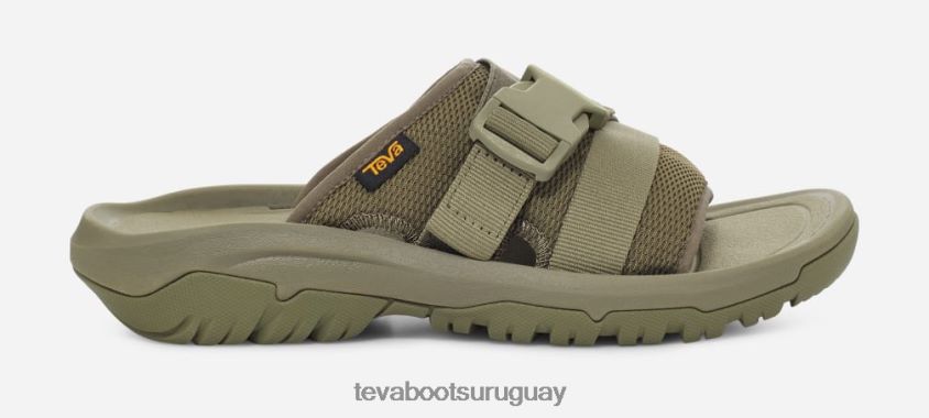 Teva 2PD2D637 tobogán de borde de huracán para mujeres aceituna