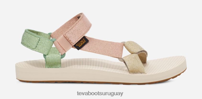 Teva 2PD2D6380 mujer original universal metalizado arcilla metálica multi