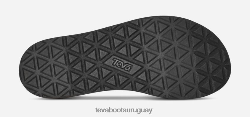 Teva 2PD2D647 plataforma plana universal para mujer pañuelo negro/abedul